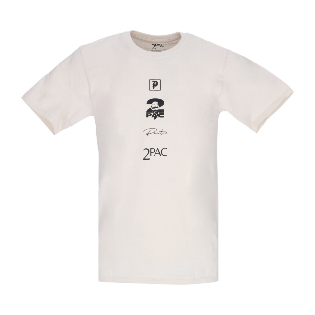 maglietta uomo voice tee x tupac CREAM