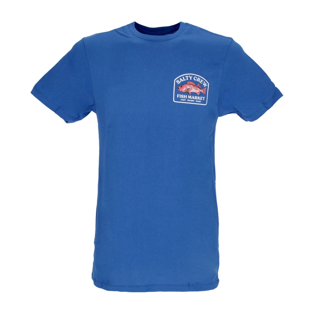 maglietta uomo fish market premium tee ROYAL