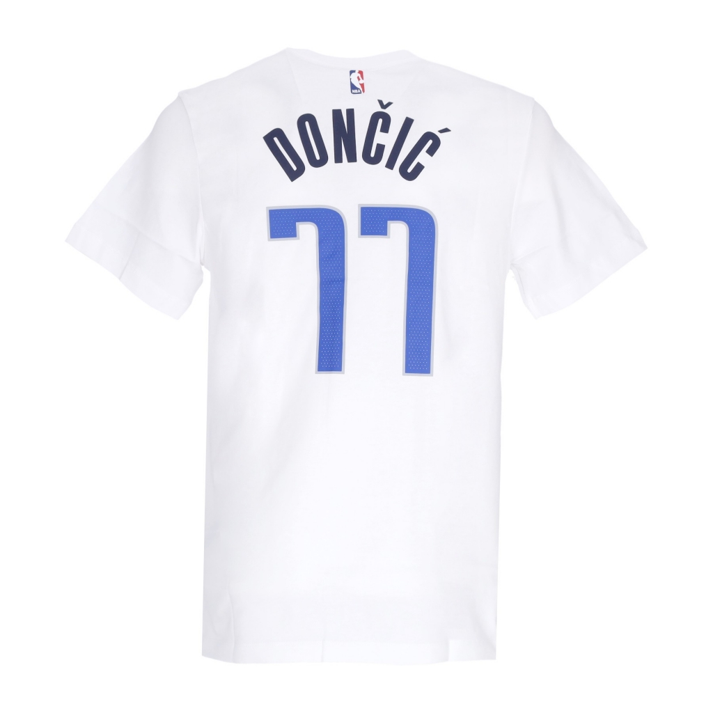 maglietta uomo nba essential tee no 77 luka doncic dalmav WHITE