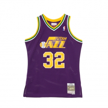 canotta basket uomo nba swingman jersey hardwood classics n32 karl malone 1991-92 utajaz road ORIGINAL TEAM COLORS