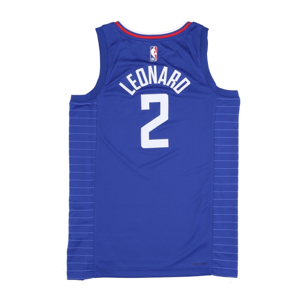 canotta basket uomo nba dri fit swingman jersey icon edition 22 no 2 leonard kawhi loscli RUSH BLUE