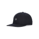 cappellino visiera piatta uomo logo label snapback BLACK