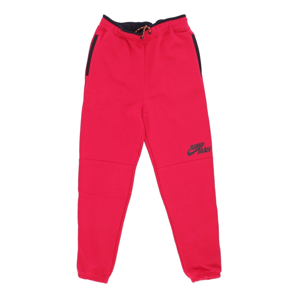 pantalone tuta felpato uomo jumpman fleece pant MYSTIC HIBISCUS/BLACK