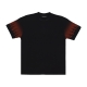 maglietta uomo negative flames tee BLACK/RED