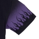 maglietta uomo negative flames tee BLACK/PURPLE