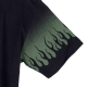 maglietta uomo negative flames tee BLACK/GREEN