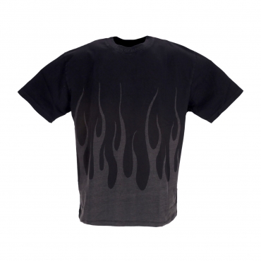 maglietta uomo corrosive flames tee BLACK