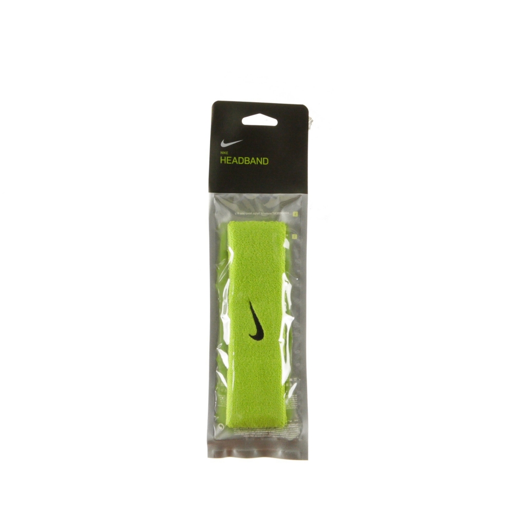 FASCETTA SWOOSH HEADBAND FLUO GREEN/BLACK