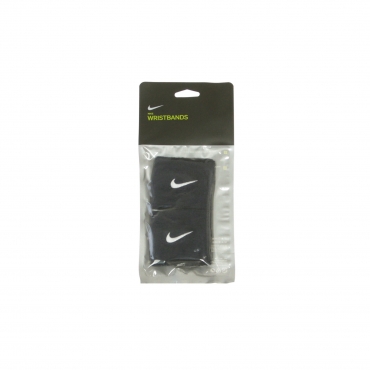 polsino uomo swoosh wristbands BLACK/WHITE