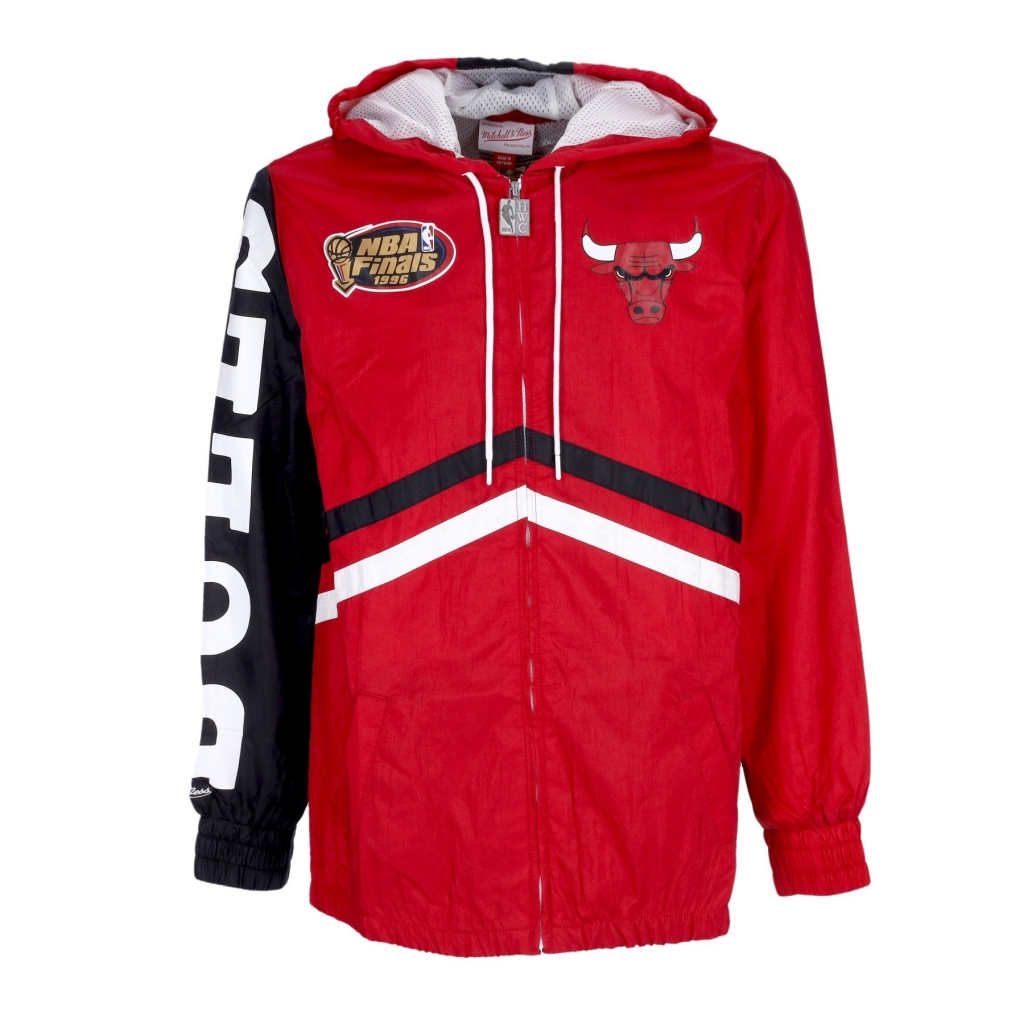 giacca a vento uomo nba undeniable full zip windbreaker hardwood classics chibul SCARLET