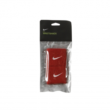 polsino uomo swoosh wristbands RED/WHITE