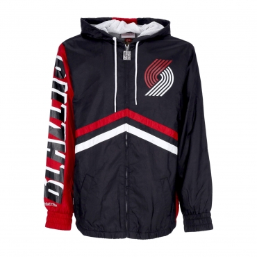 giacca a vento uomo nba undeniable full zip windbreaker hardwood classics porbla BLACK