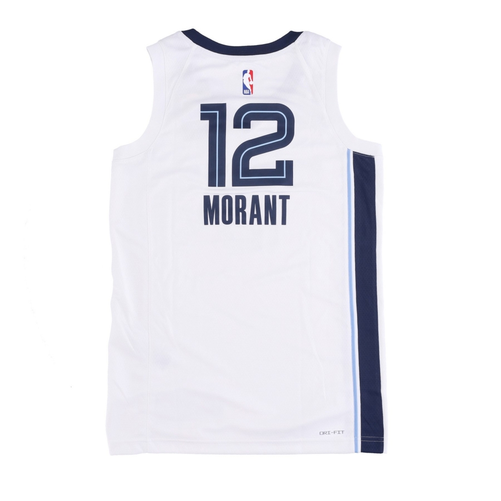 canotta basket uomo nba dri-fit swingman jersey association edition 22 no 12 ja morant memgri WHITE