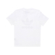 maglietta uomo trefoil tee WHITE/SEMI PULSE LILAC