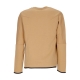 felpa leggera girocollo uomo sportswear tech fleece ELEMENTAL GOLD/SAIL