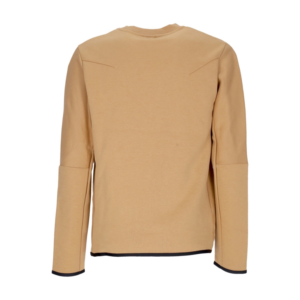 felpa leggera girocollo uomo sportswear tech fleece ELEMENTAL GOLD/SAIL