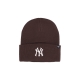 cappello uomo mlb haymaker cuff knit neyyan BROWN