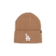 cappello uomo mlb haymaker cuff knit losdod CAMEL