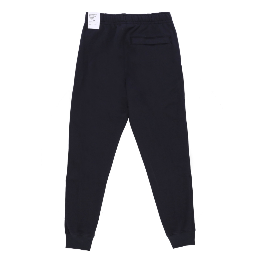 pantalone tuta felpato uomo club jogger bb BLACK/BLACK/WHITE