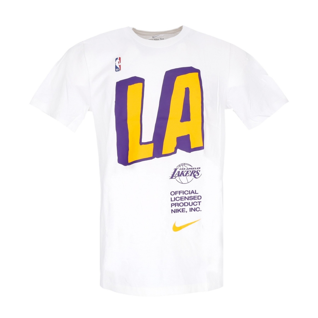 maglietta uomo nba essential block tee loslak WHITE