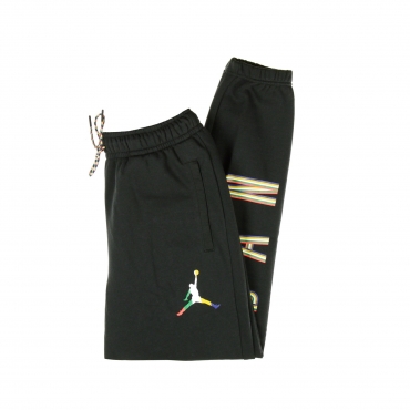 pantalone tuta felpato uomo sport dna BLACK