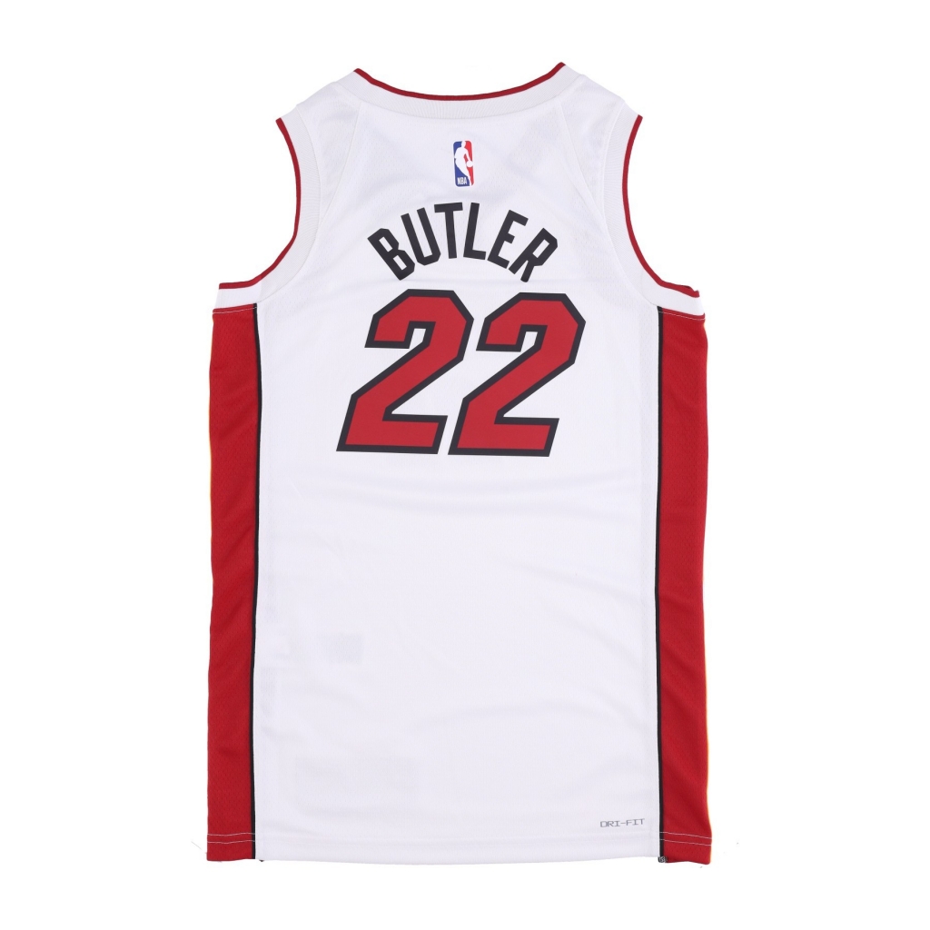 canotta basket uomo nba dri-fit swingman jersey association 2022/23 no 22 jimmy butler miahea WHITE