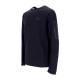 felpa leggera girocollo uomo sportswear tech fleece BLACK/BLACK