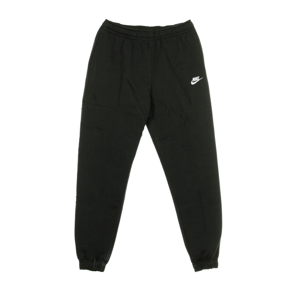 pantalone tuta felpato uomo sportswear club fleece BLACK/BLACK/WHITE