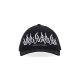 cappellino visiera curva uomo embroidery flames cap BLACK/WHITE