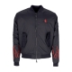 giubbotto bomber uomo embroidered flames bomber BLACK/RED