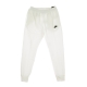 pantalone tuta felpato uomo club jogger bb WHITE/WHITE/BLACK