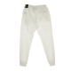 pantalone tuta felpato uomo club jogger bb WHITE/WHITE/BLACK