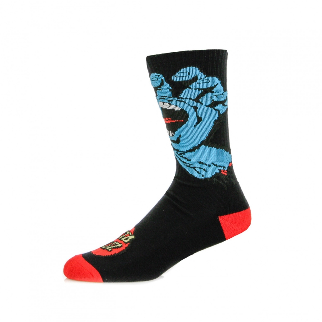 calza media uomo screaming hand sock BLACK