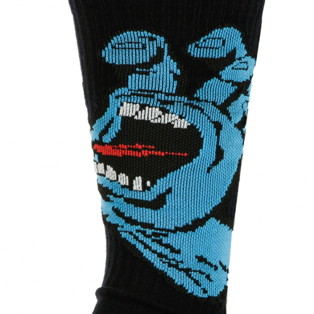 calza media uomo screaming hand sock BLACK