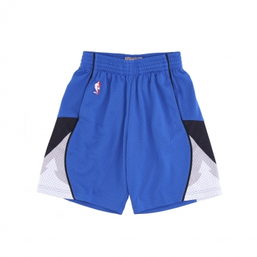 pantaloncino tipo basket uomo nba road 2015 shorts hardwood classics mintim BLUE