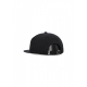 cappellino visiera piatta uomo bold label organic strapback ii BLACK