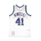 canotta basket uomo nba swingman jersey hardwood classics no41 dirk nowitzki 1998-99 dalmav home ORIGINAL TEAM COLORS