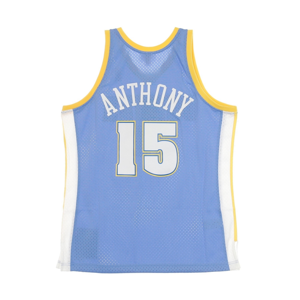 canotta basket uomo nba swingman jersey hardwood classics no15 carmelo anthony 2003-04 dennug road ORIGINAL TEAM COLORS