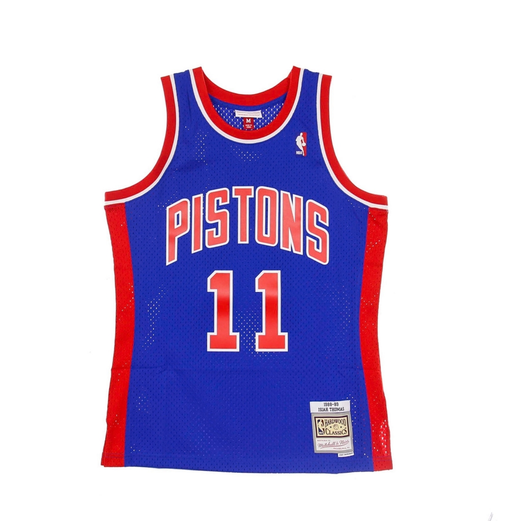 canotta basket uomo nba swingman jersey hardwood classics no11 isiah thomas 1988-89 detpit road ORIGINAL TEAM COLORS