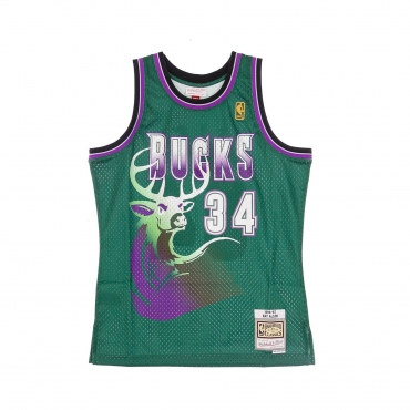 canotta basket uomo nba swingman jersey hardwood classics no34 ray allen 1996-97 milbuc alternate ORIGINAL TEAM COLORS