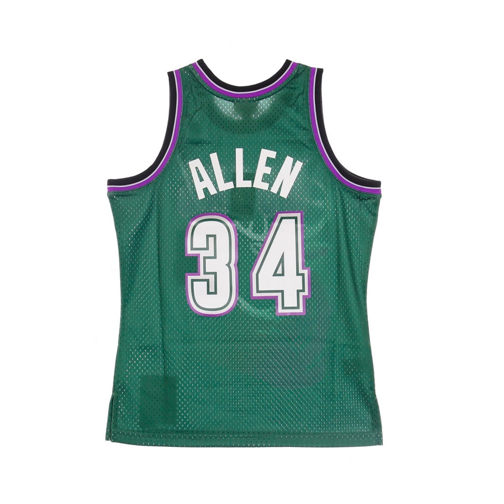 canotta basket uomo nba swingman jersey hardwood classics no34 ray allen 1996-97 milbuc alternate ORIGINAL TEAM COLORS