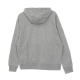 felpa leggera cappuccio uomo sportswear club hoodie DK GREY HEATHER/MATTE SILVER/WHITE