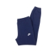 pantalone tuta felpato uomo sportswear club fleece MIDNIGHT NAVY/MIDNIGHT NAVY/WHITE