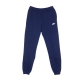 pantalone tuta felpato uomo sportswear club fleece MIDNIGHT NAVY/MIDNIGHT NAVY/WHITE