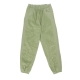 pantalone tuta leggero donna sportswear air high-waisted corduroy fleece pants ALLIGATOR/MEDIUM OLIVE