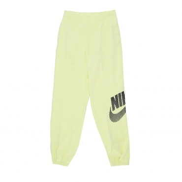 pantalone tuta leggero donna sportswear sb dance fleece oversized pants LUMINOUS GREEN