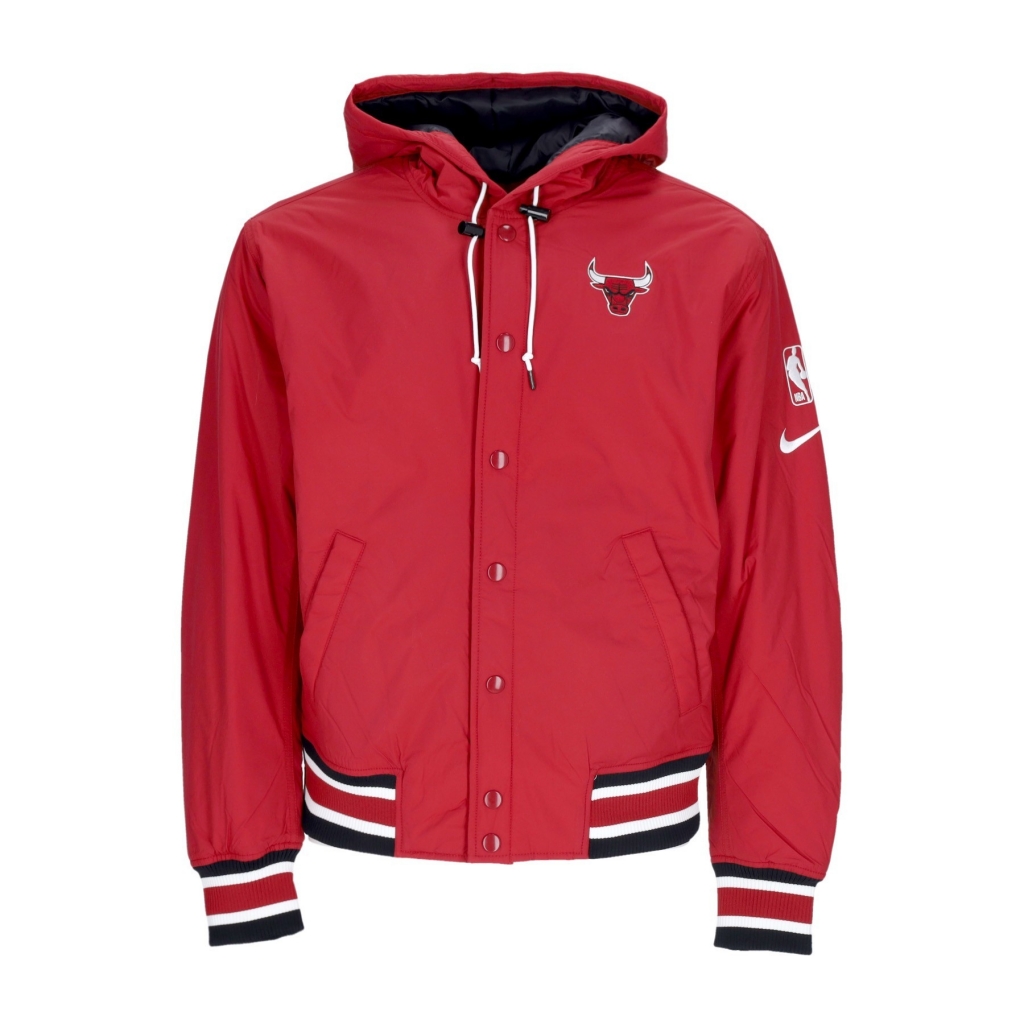 giubbotto uomo nba city edition full snap jacket chibul TEAM CRIMSON/BLACK/WHITE/BLACK