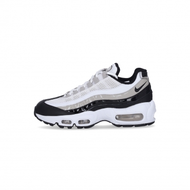 scarpa bassa donna w air max 95 WHITE/BLACK/LT IRON ORE/UNIVERSITY RED