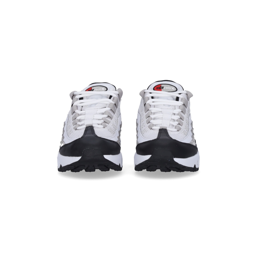 scarpa bassa donna w air max 95 WHITE/BLACK/LT IRON ORE/UNIVERSITY RED