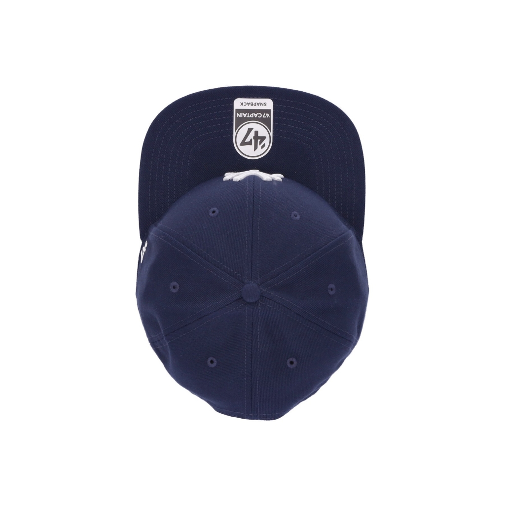 cappellino visiera piatta uomo mlb captain neyyan LIGHT NAVY/WHITE